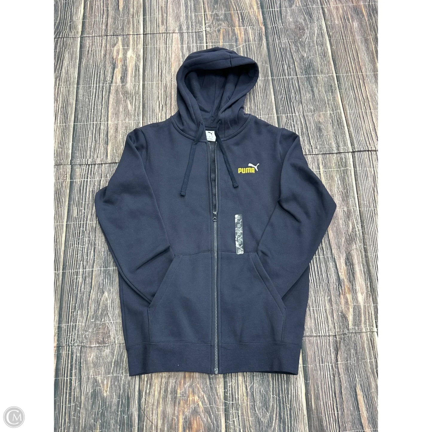 Sweatshirt Hoodie By Puma In Navy, Size: S