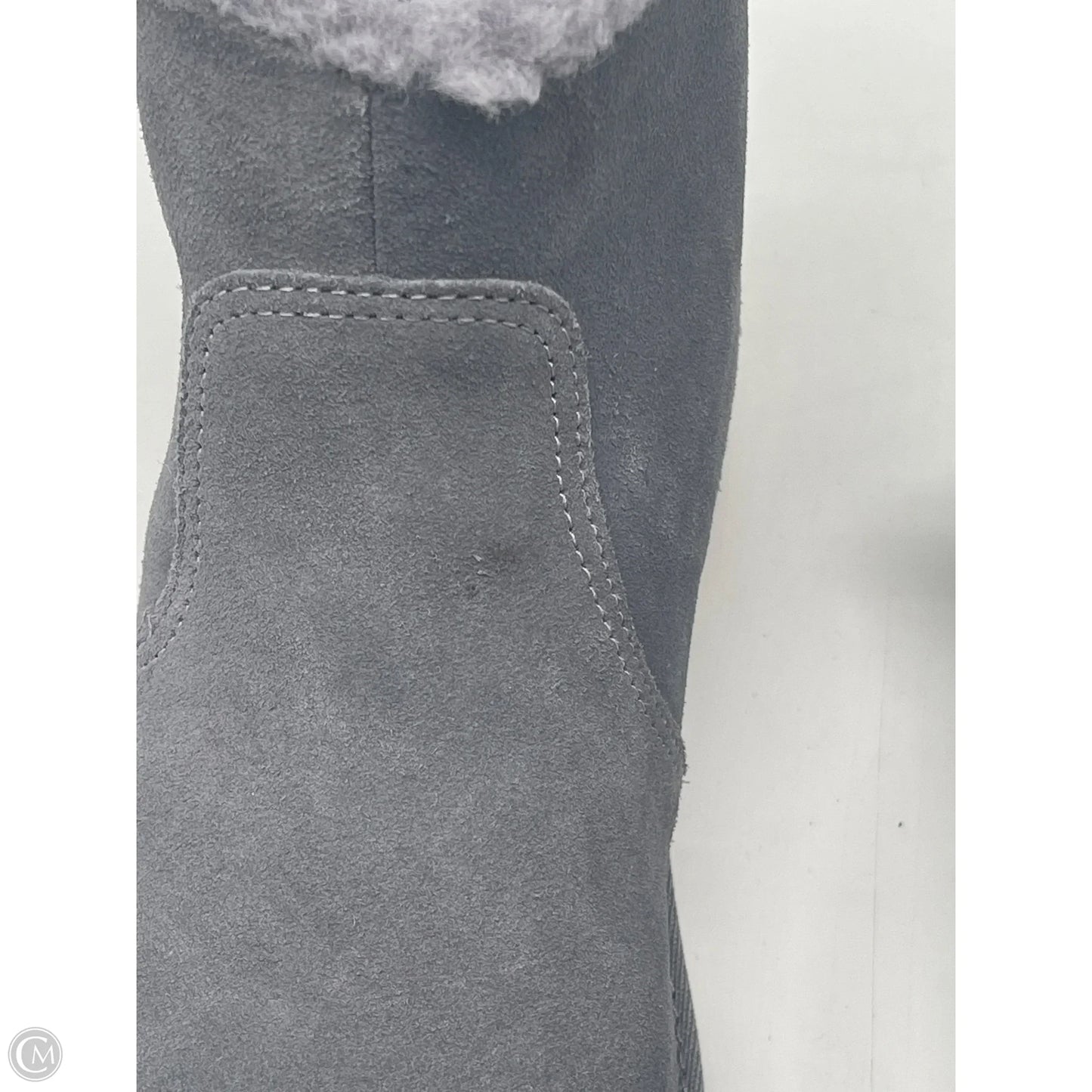 Boots Designer By Ugg In Grey, Size: 8