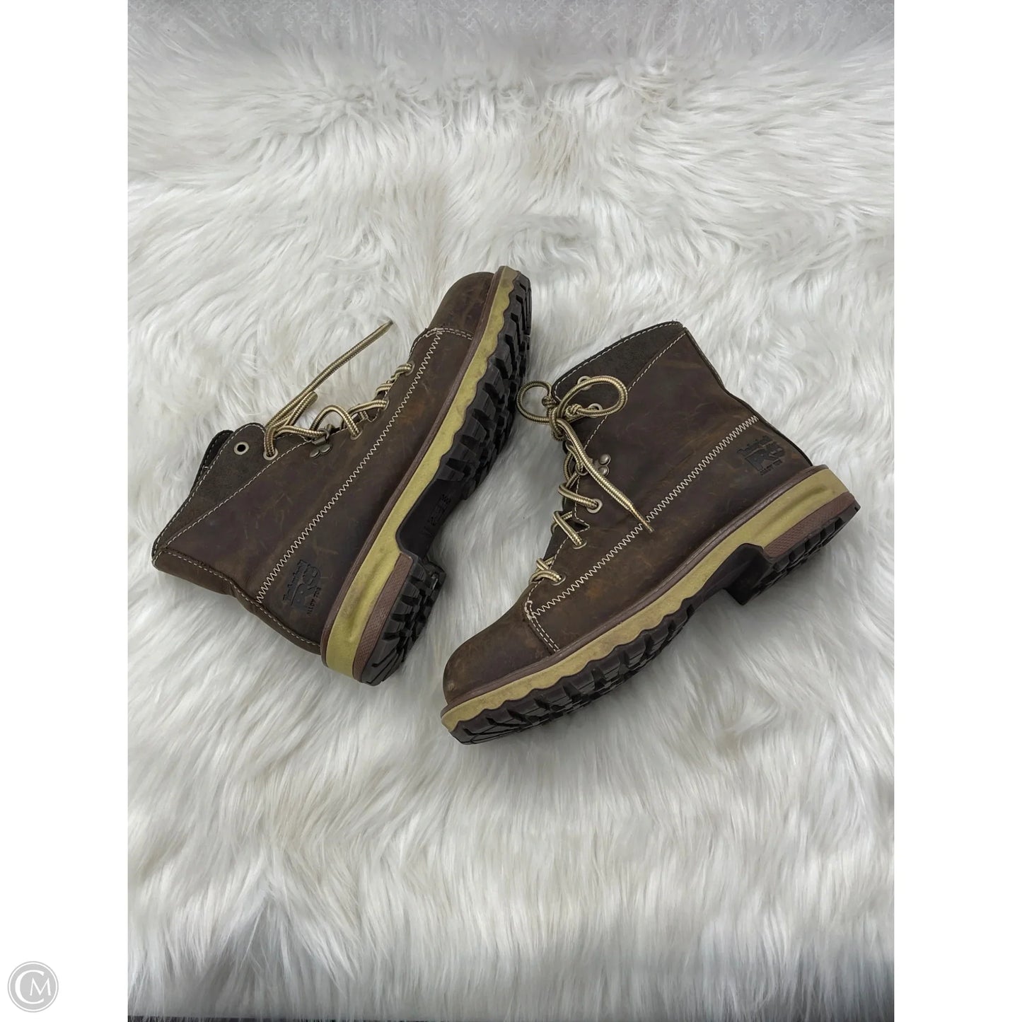 Boots Ankle Flats By Timberland In Brown, Size: 6.5