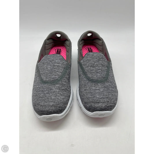 Shoes Flats By Skechers In Grey, Size: 9