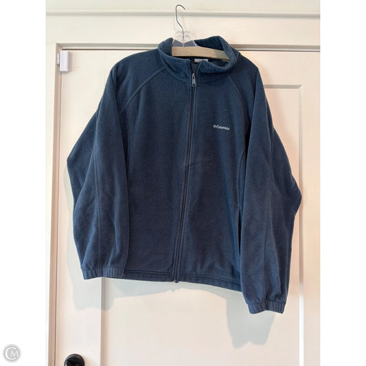Jacket Fleece By Columbia In Blue, Size: 3x