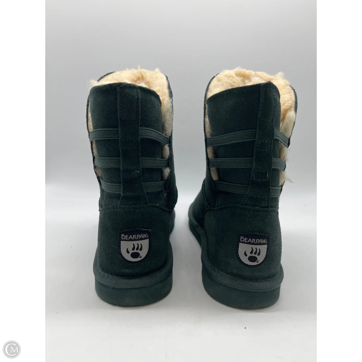 Boots Ankle Flats By Bearpaw In Green, Size: 8