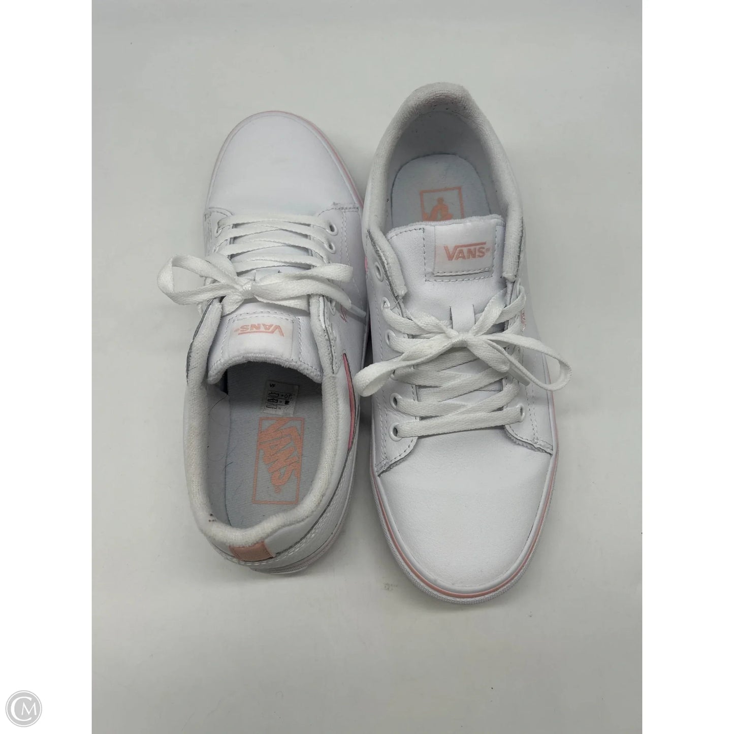 Shoes Sneakers By Vans In White, Size: 9.5