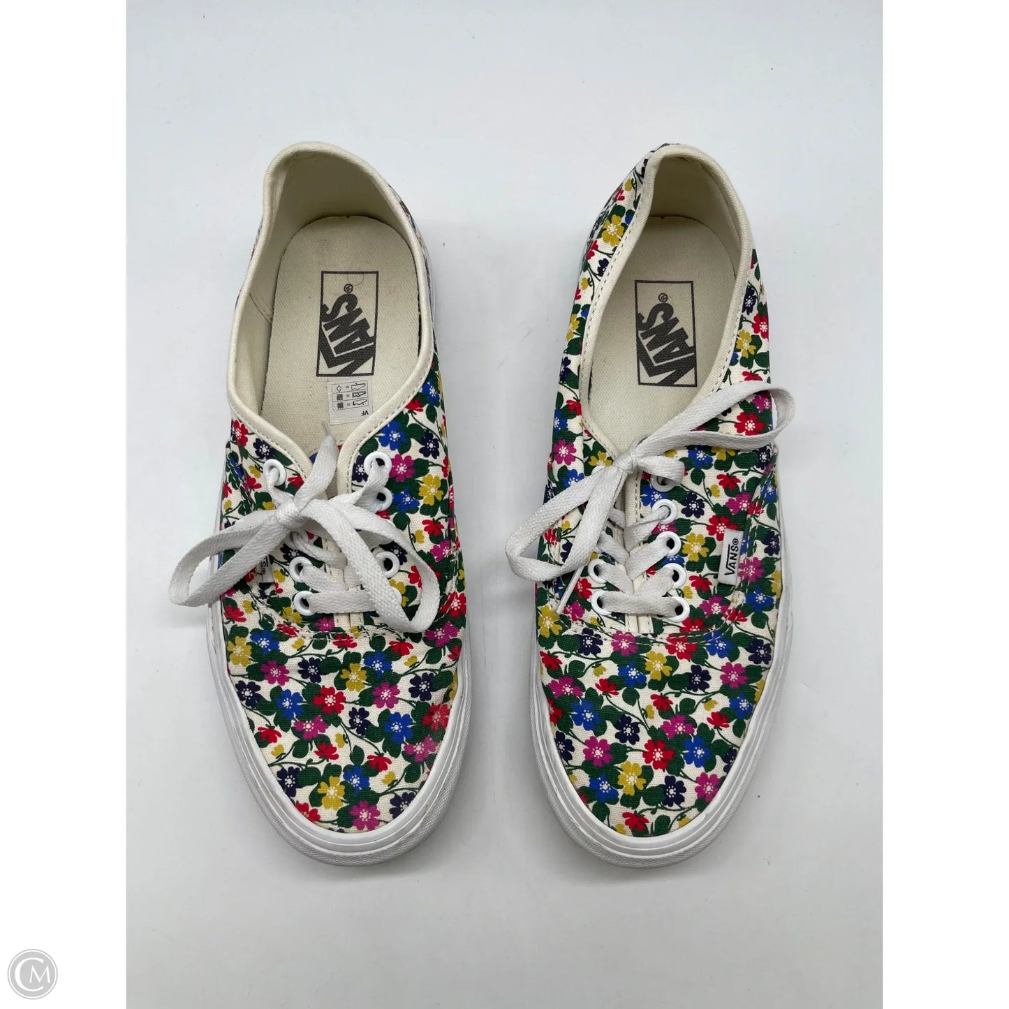 Shoes Sneakers By Vans In Floral Print, Size: 9.5