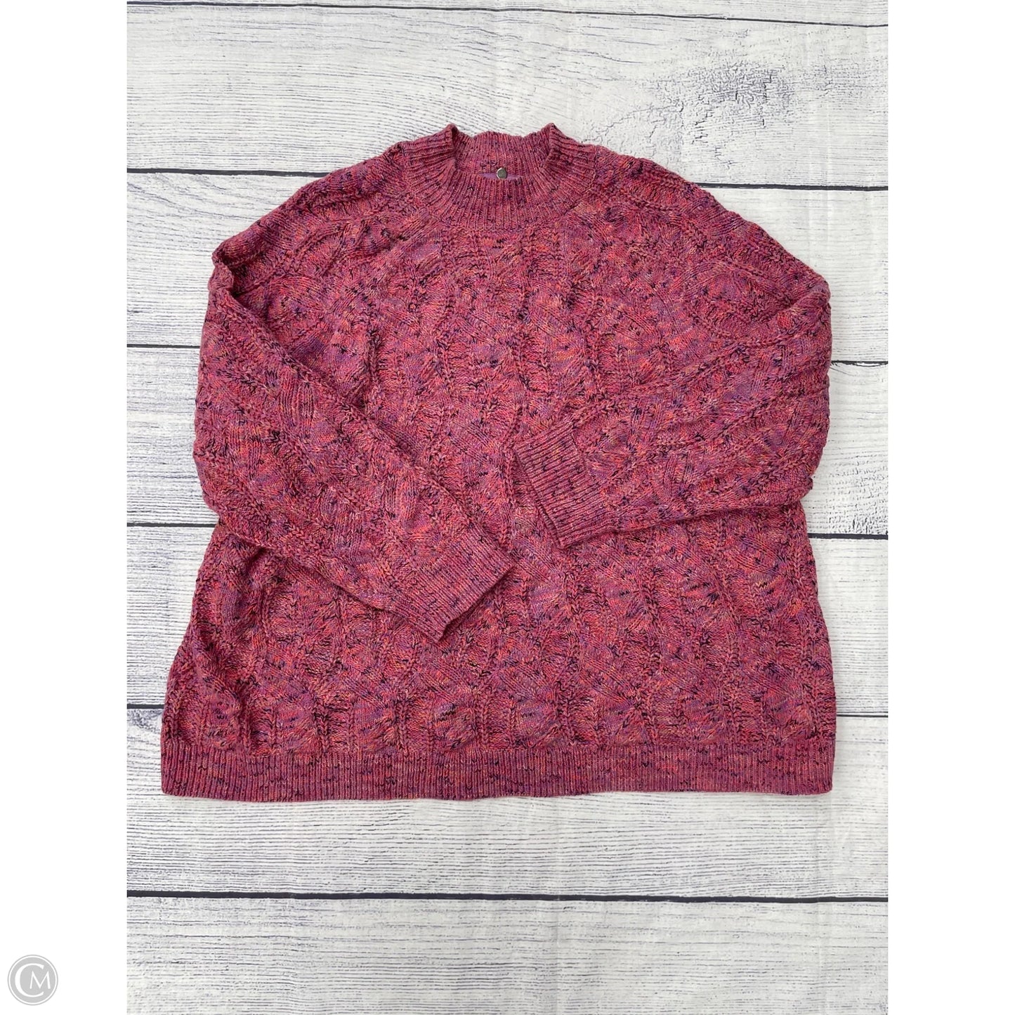 Sweater By J. Jill In Pink, Size: 3x