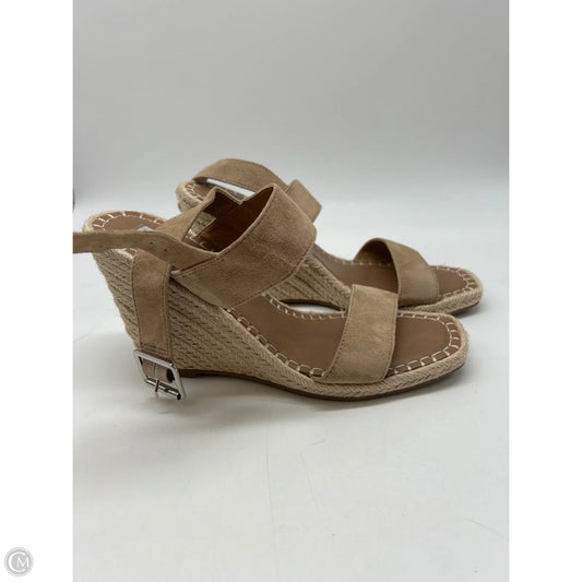 Shoes Heels Wedge By Steve Madden In Tan, Size: 8.5