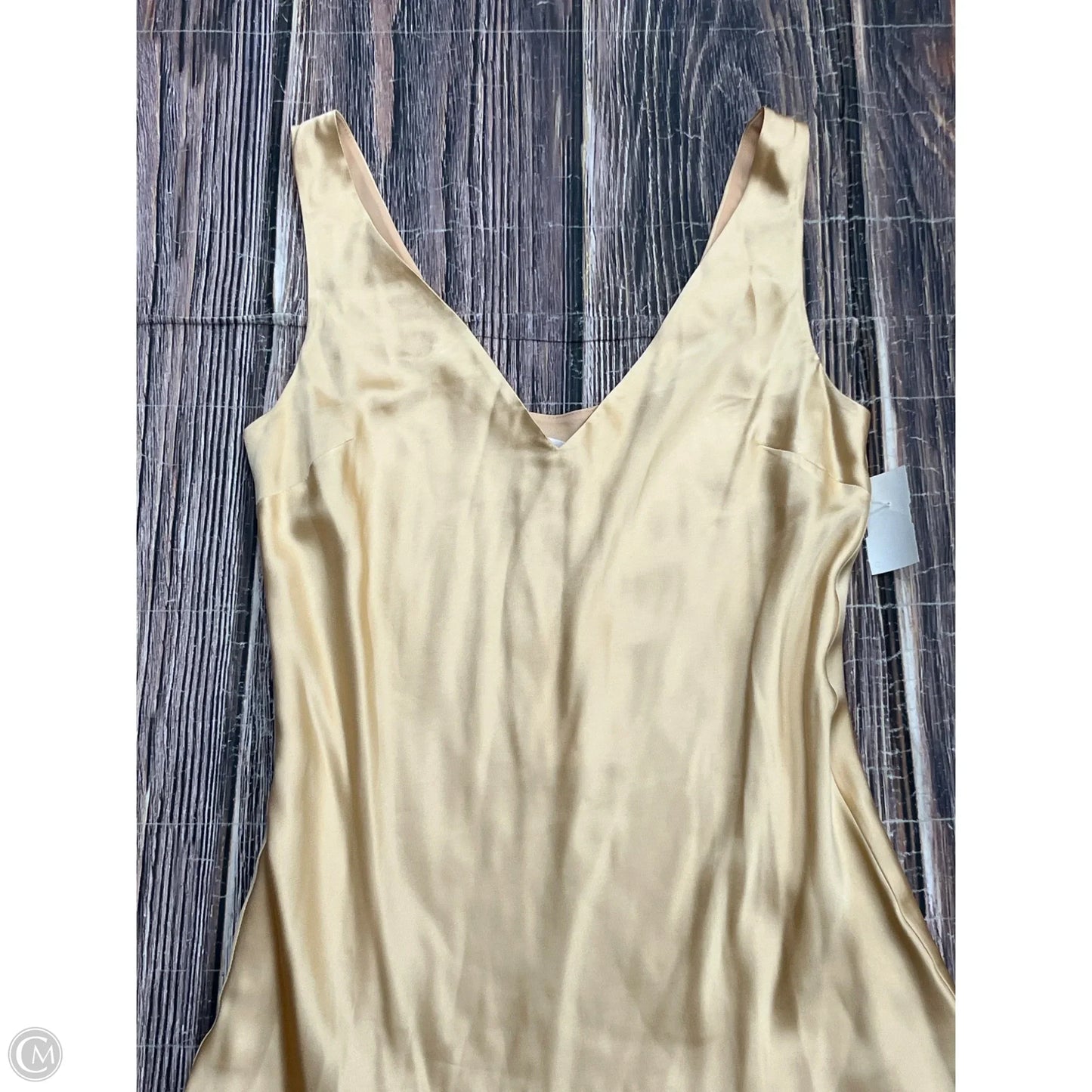 Dress Casual Maxi By Reformation In Gold, Size: M