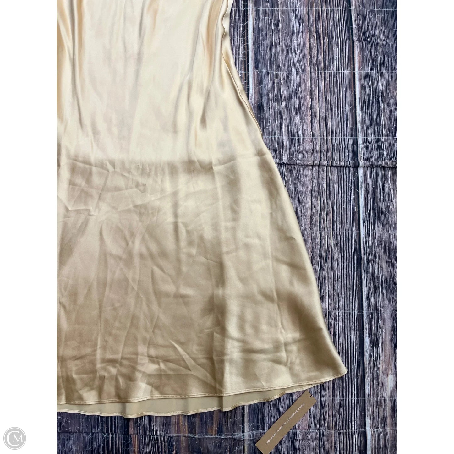 Dress Casual Maxi By Reformation In Gold, Size: M