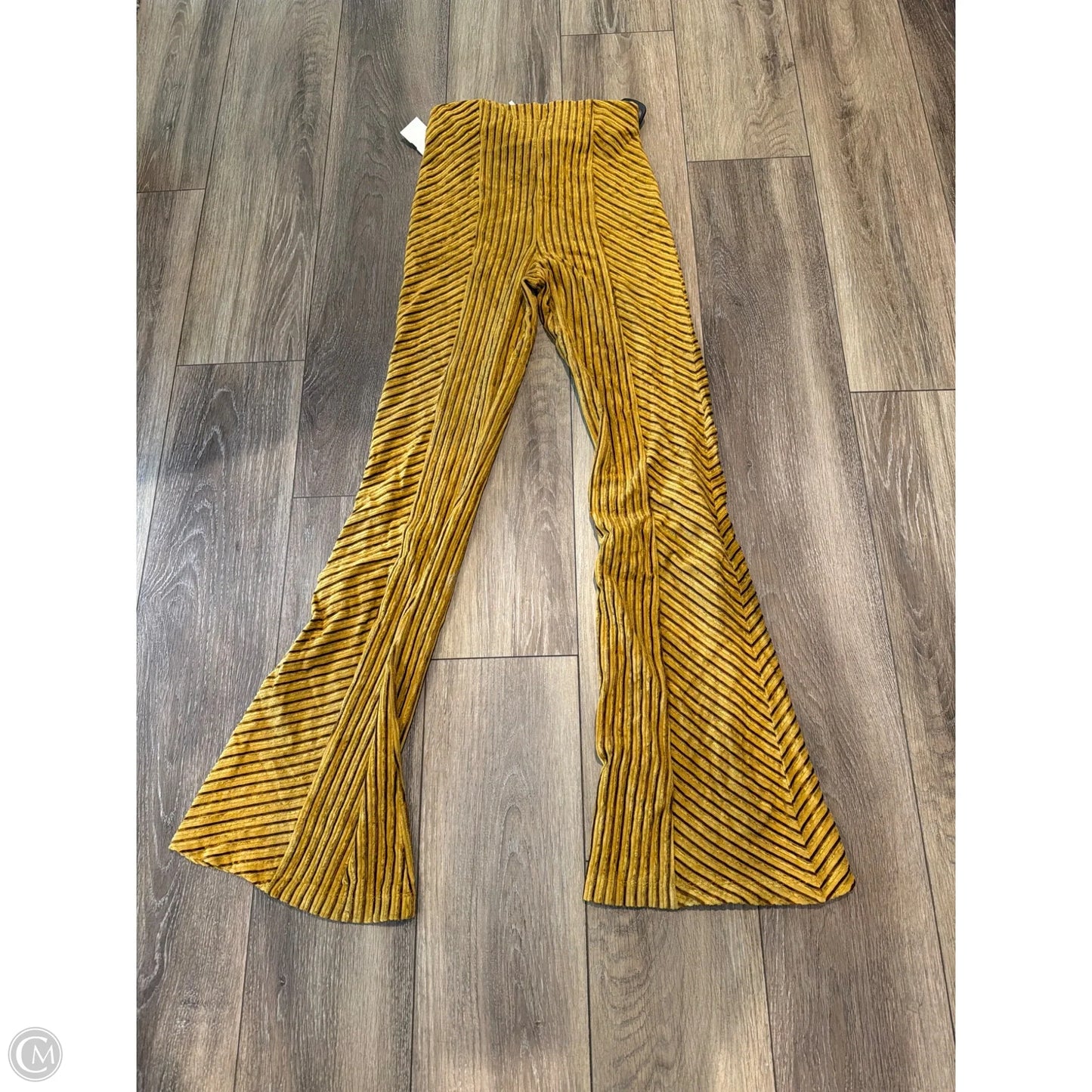 Pants Wide Leg By Free People In Yellow, Size: S