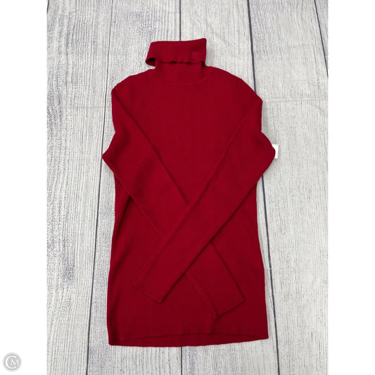 Top Long Sleeve By Lauren By Ralph Lauren In Red, Size: M