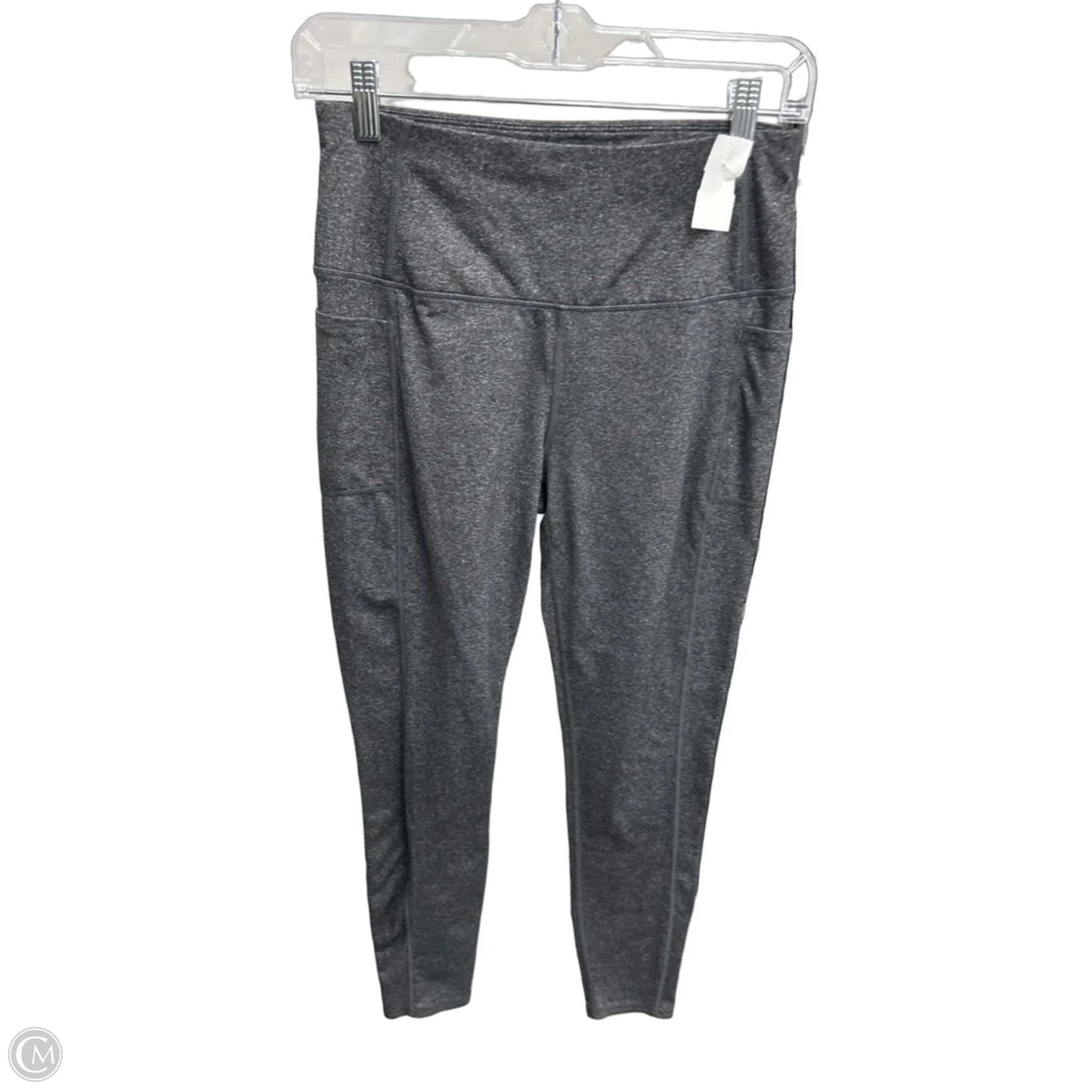 Athletic Leggings By Skechers In Grey, Size: M