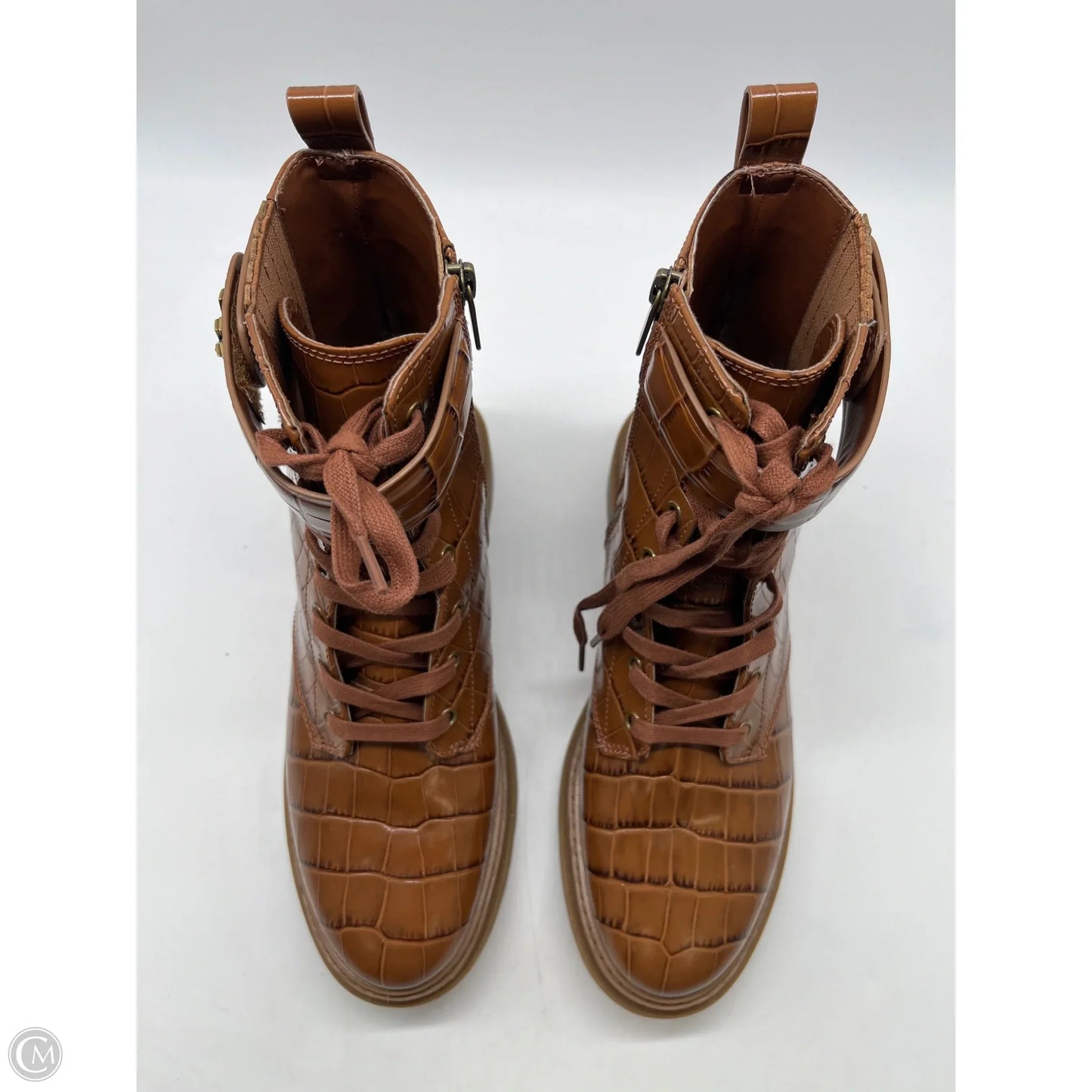 Boots Ankle Flats By Michael By Michael Kors In Brown, Size: 8.5