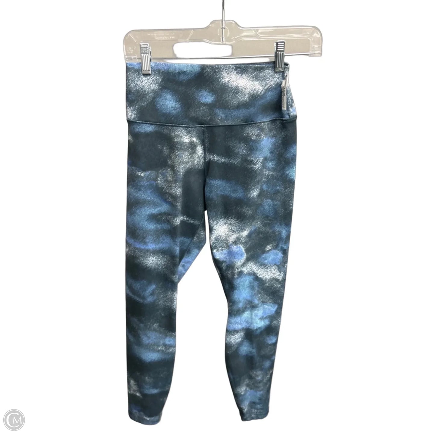 Athletic Leggings By Nike In Blue, Size: M