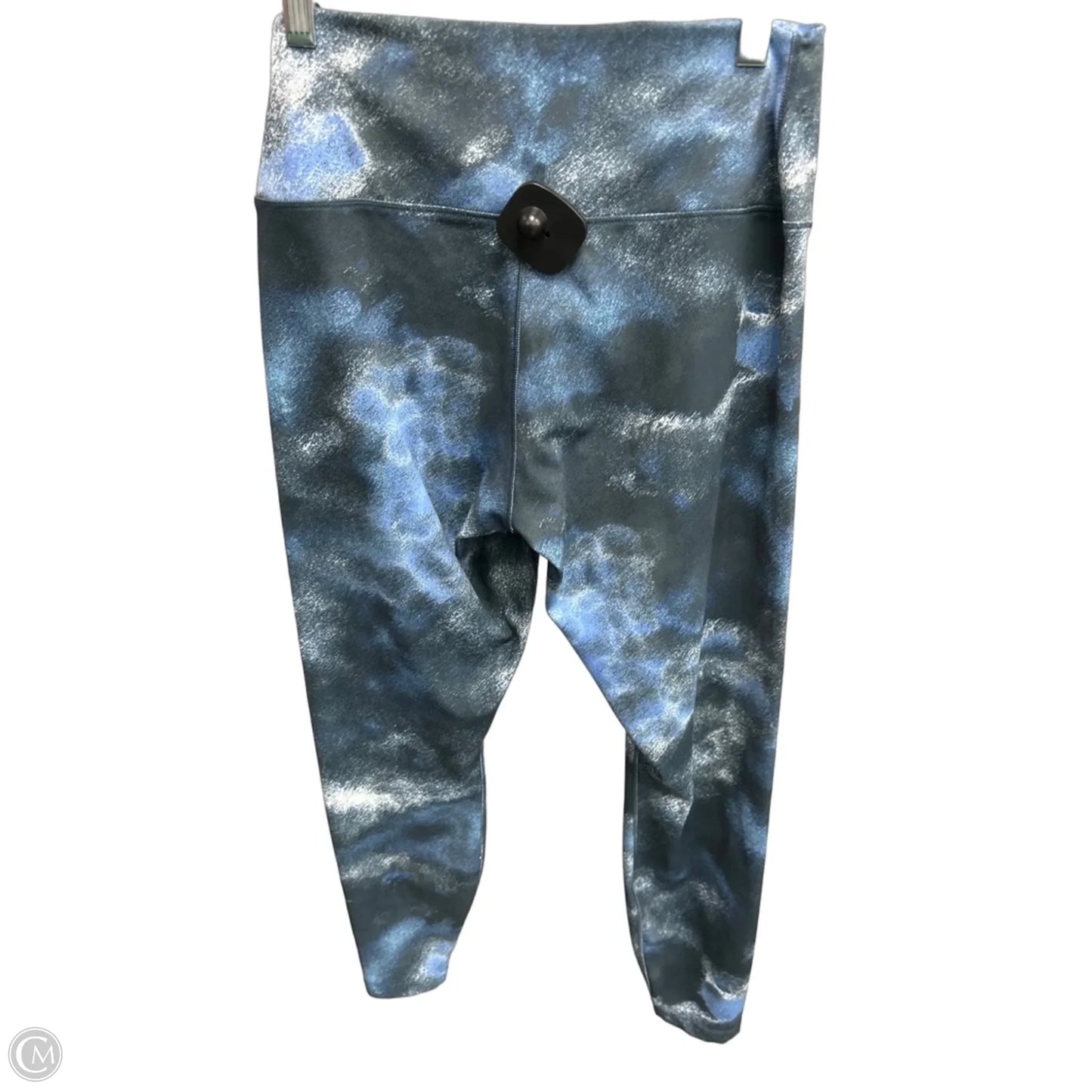 Athletic Leggings By Nike In Blue, Size: M