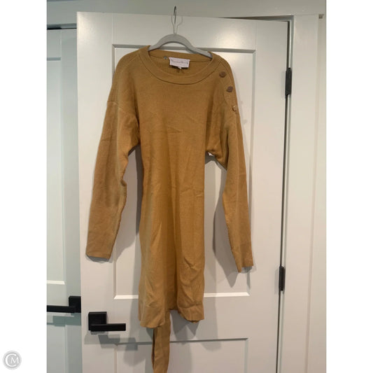 Dress Sweater By Clothes Mentor In Yellow, Size: M