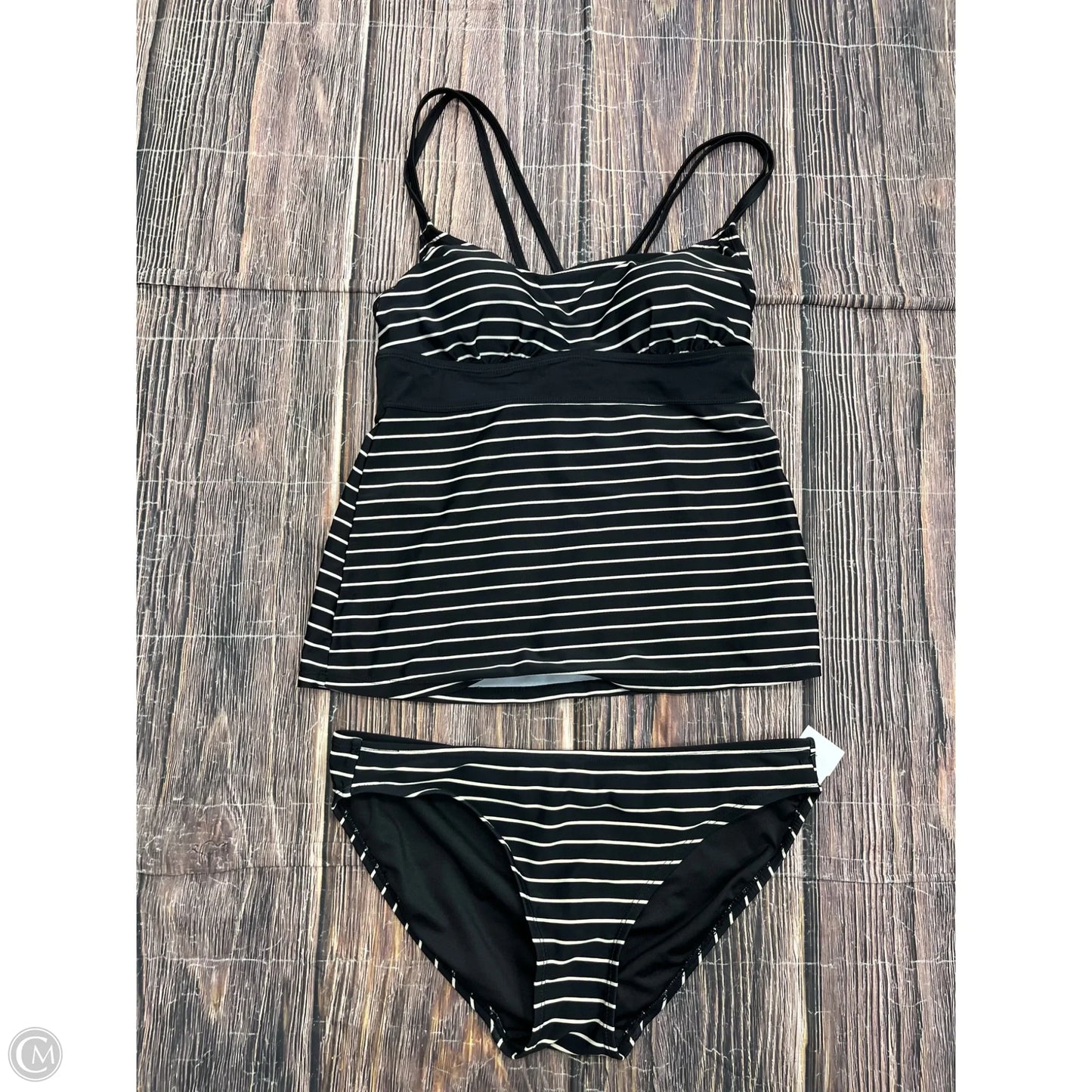 Swimsuit 2pc By Clothes Mentor In Black, Size: 8