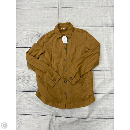 Jacket Shirt By J. Jill In Tan, Size: Xs