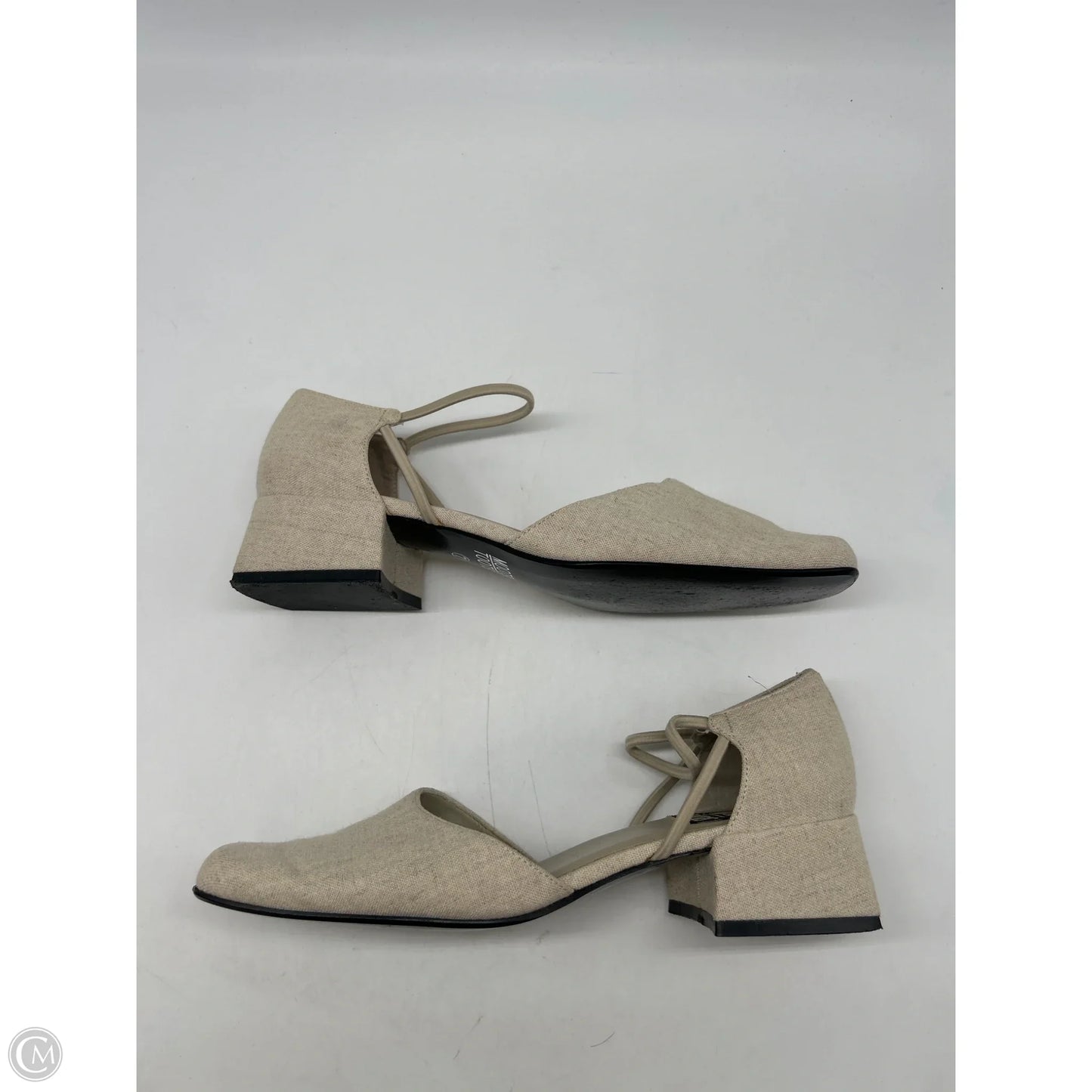 Shoes Heels Block By Mootsies Tootsies In Cream, Size: 7