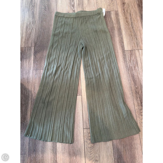 Pants Wide Leg By Aerie In Green, Size: Xl