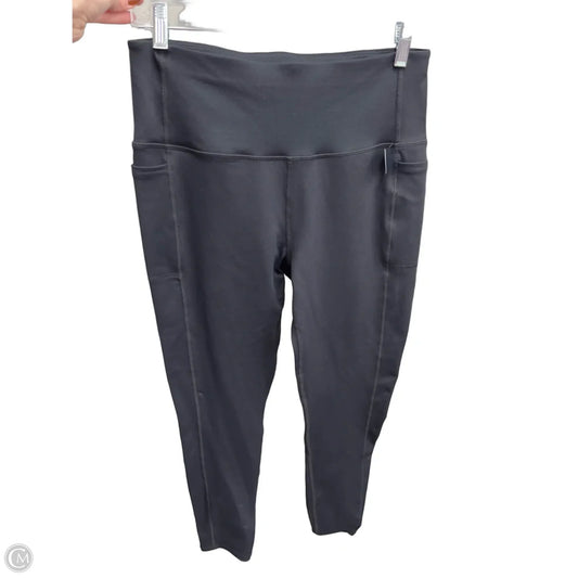Athletic Leggings By Skechers In Black, Size: L