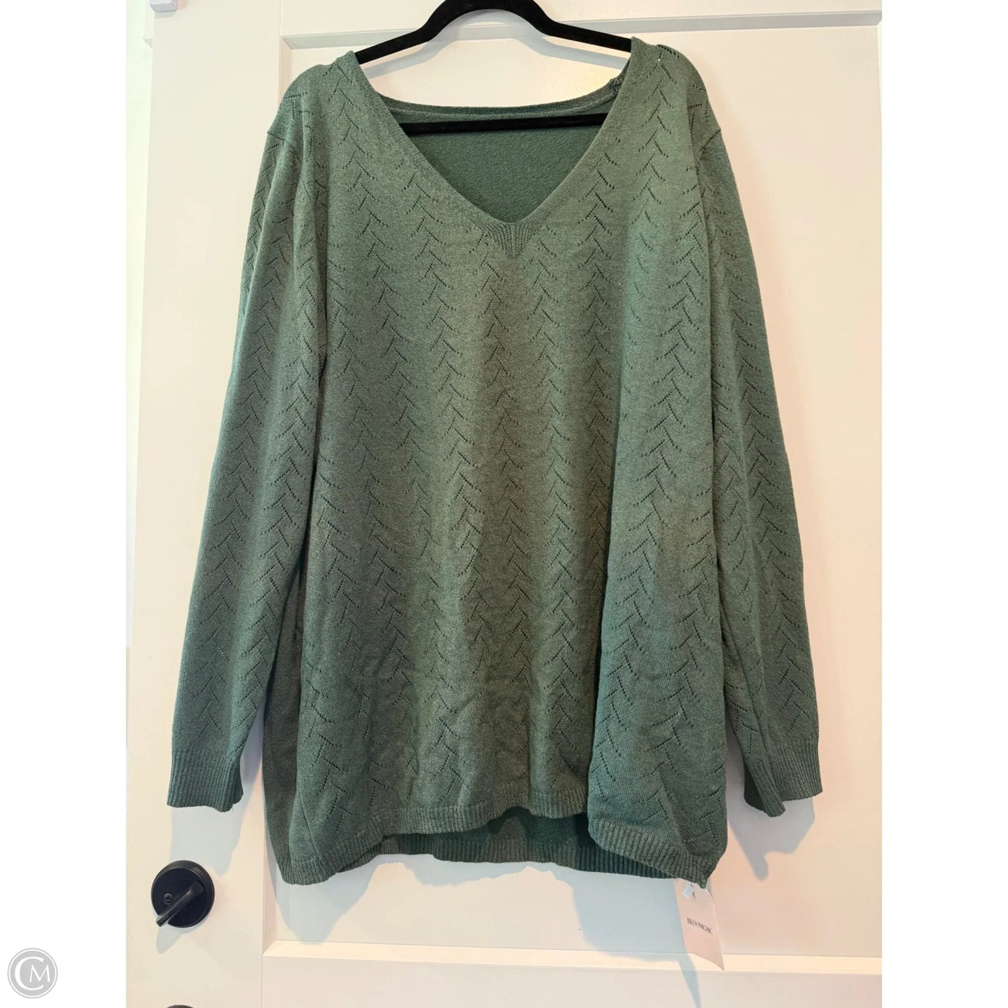 Sweater By Bloomchic In Green, Size: 1x