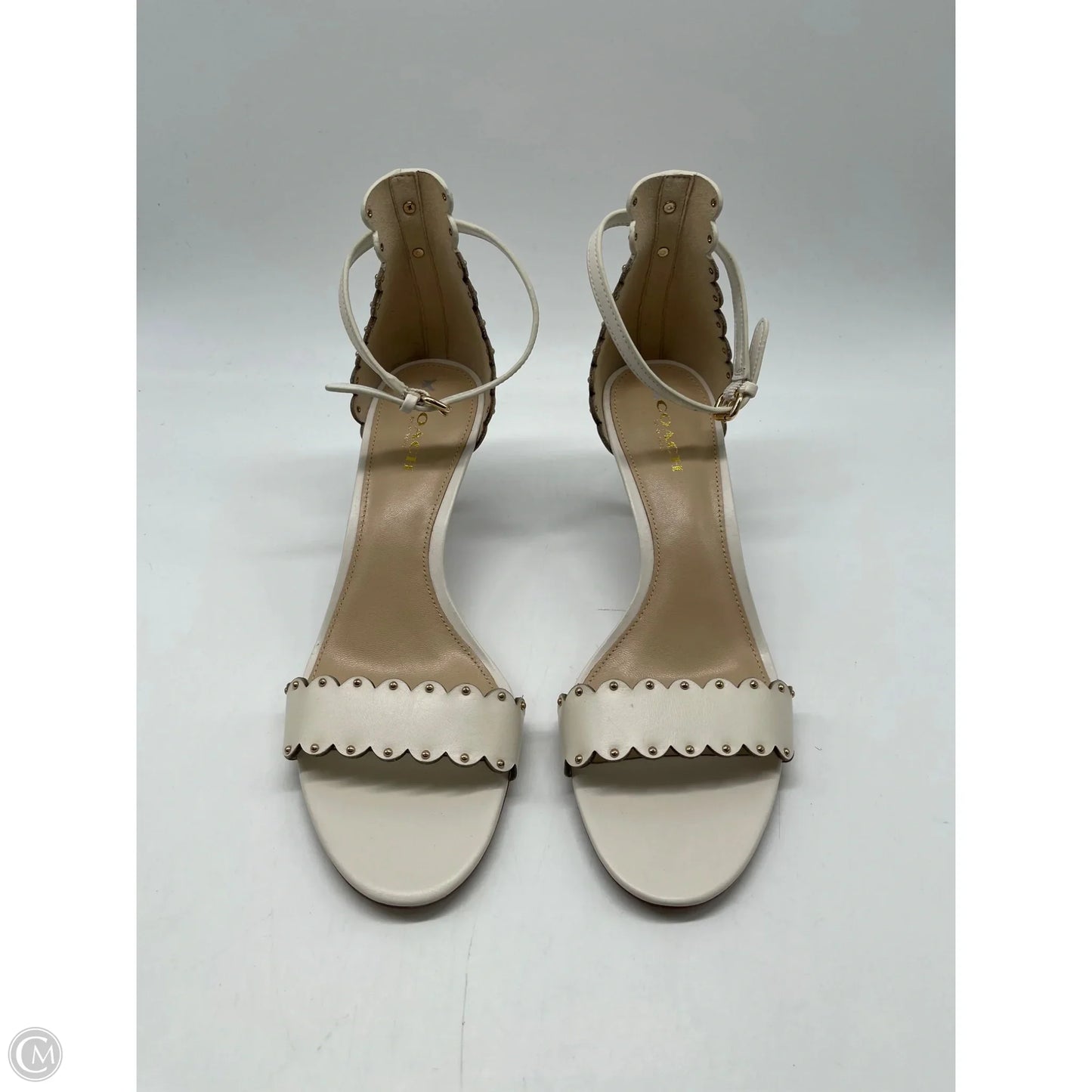 Shoes Designer By Coach In Cream, Size: 7.5