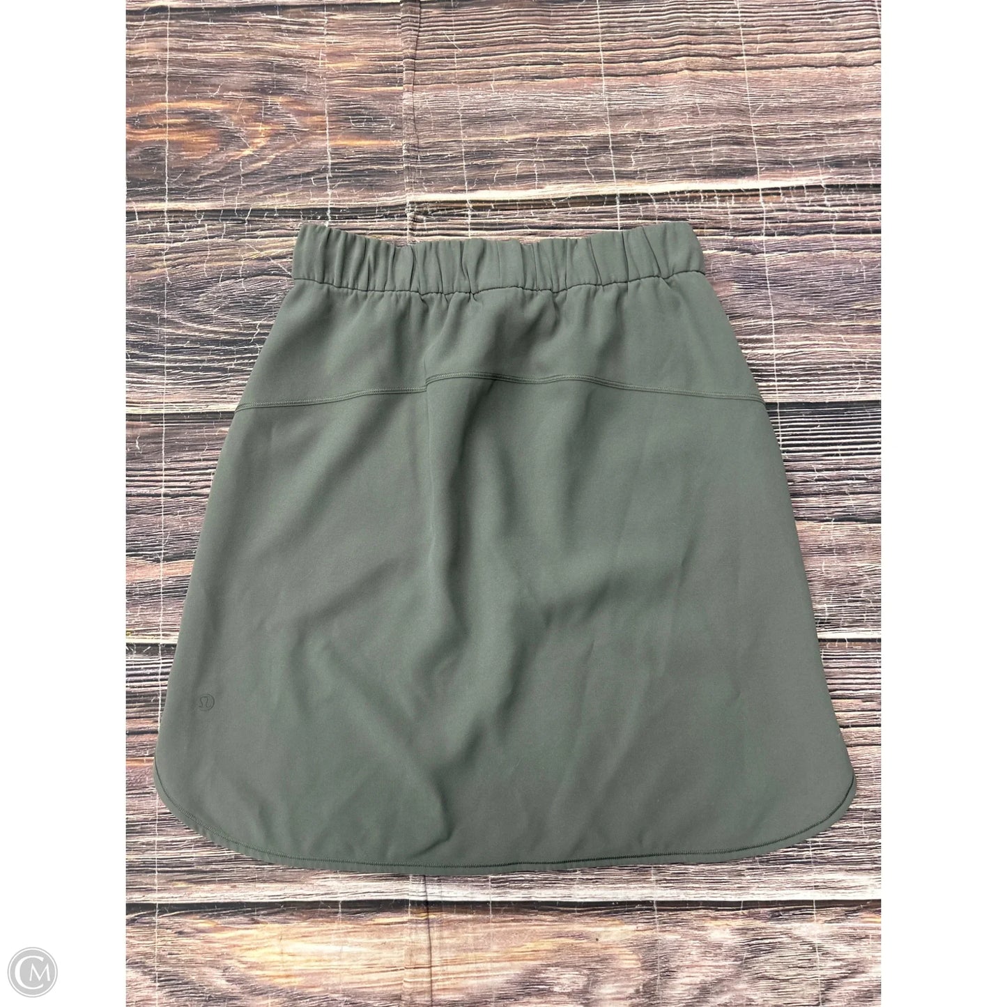 Athletic Skirt By Lululemon In Green, Size: 8