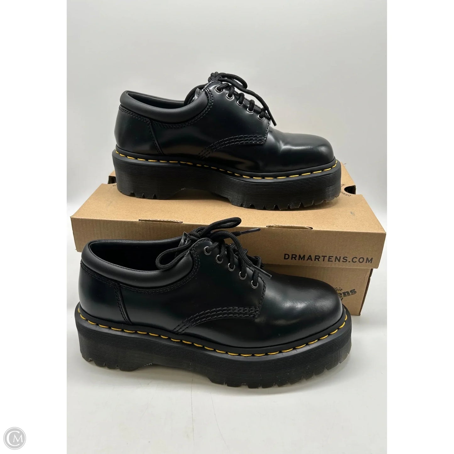 Shoes Sneakers Platform By Dr Martens In Black, Size: 9