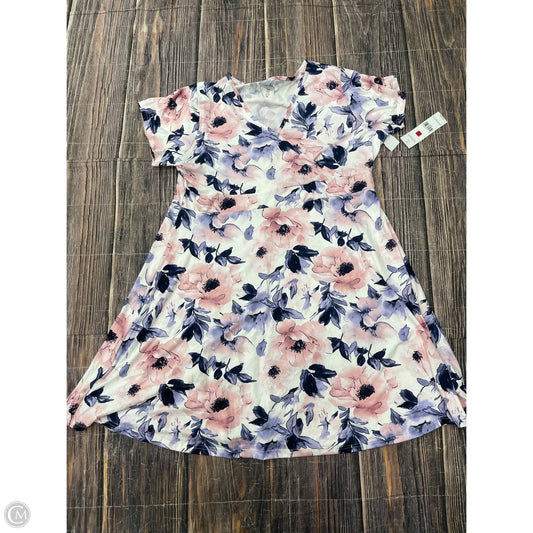 Dress Casual Maxi By Just Be In Pink, Size: 2x