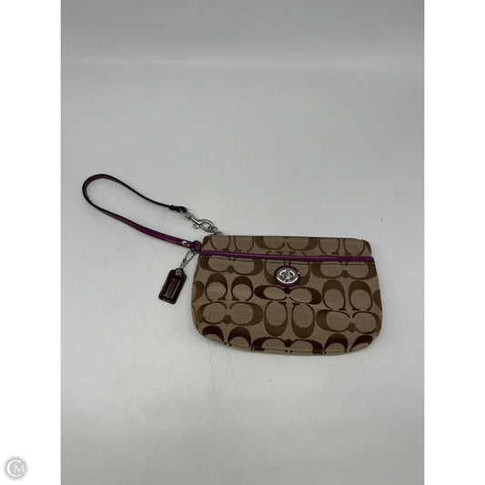 Wristlet Designer By Coach, Size: Small
