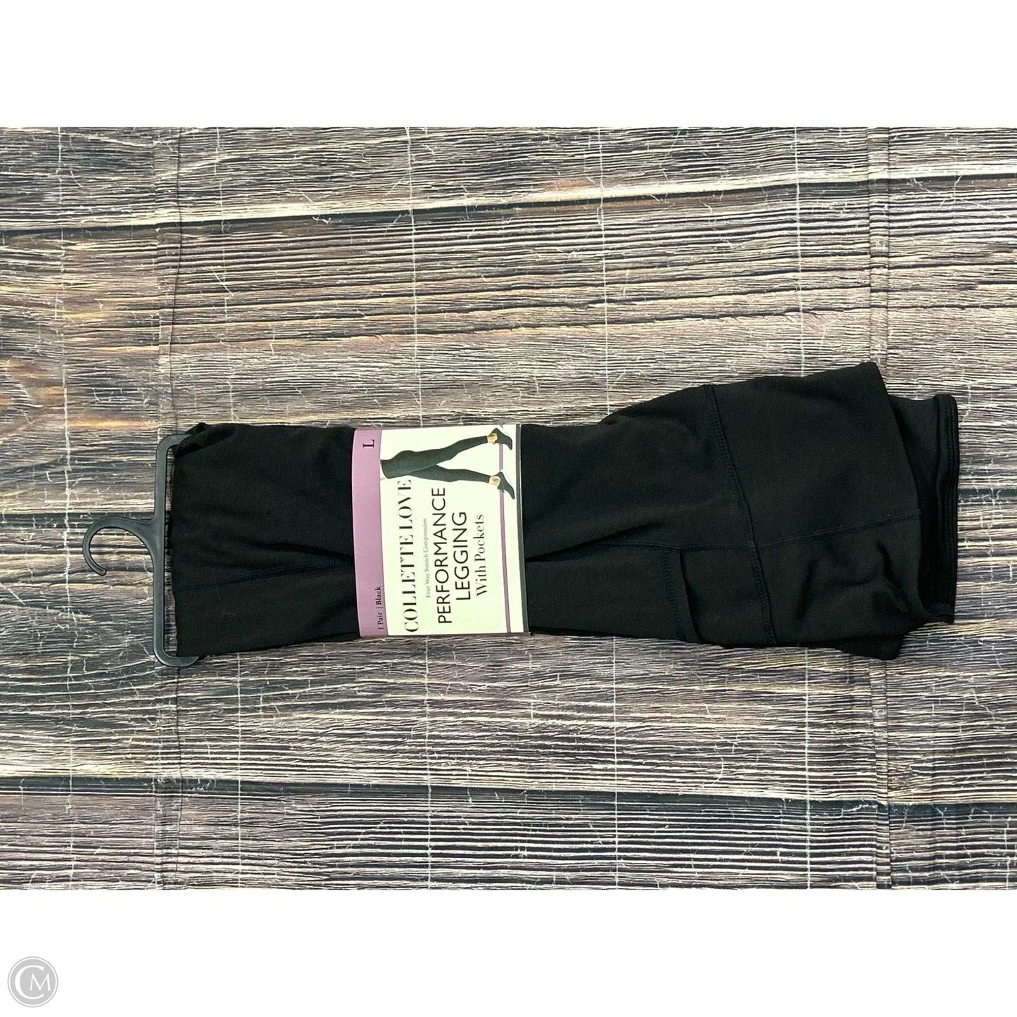 Athletic Leggings By Clothes Mentor In Black, Size: L
