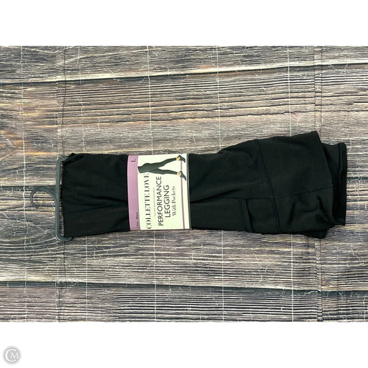 Athletic Leggings By Clothes Mentor In Black, Size: L