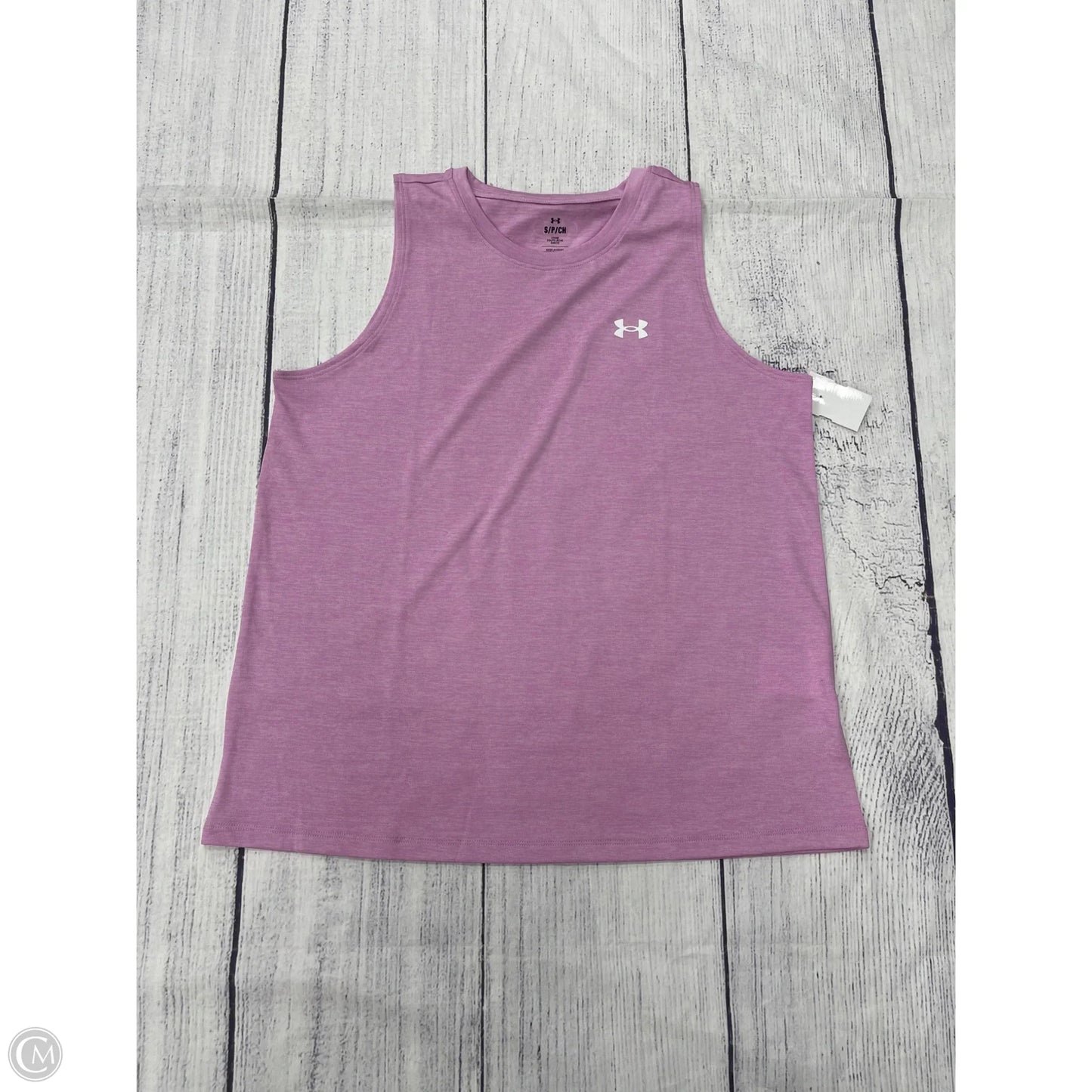 Athletic Tank Top By Under Armour In Purple, Size: S