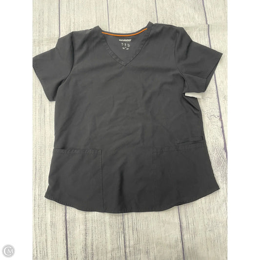 Top Short Sleeve By Clothes Mentor In Black, Size: L
