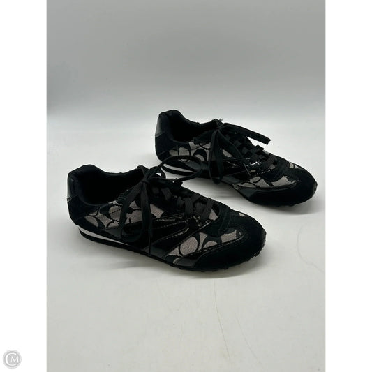 Shoes Designer By Coach In Black, Size: 6