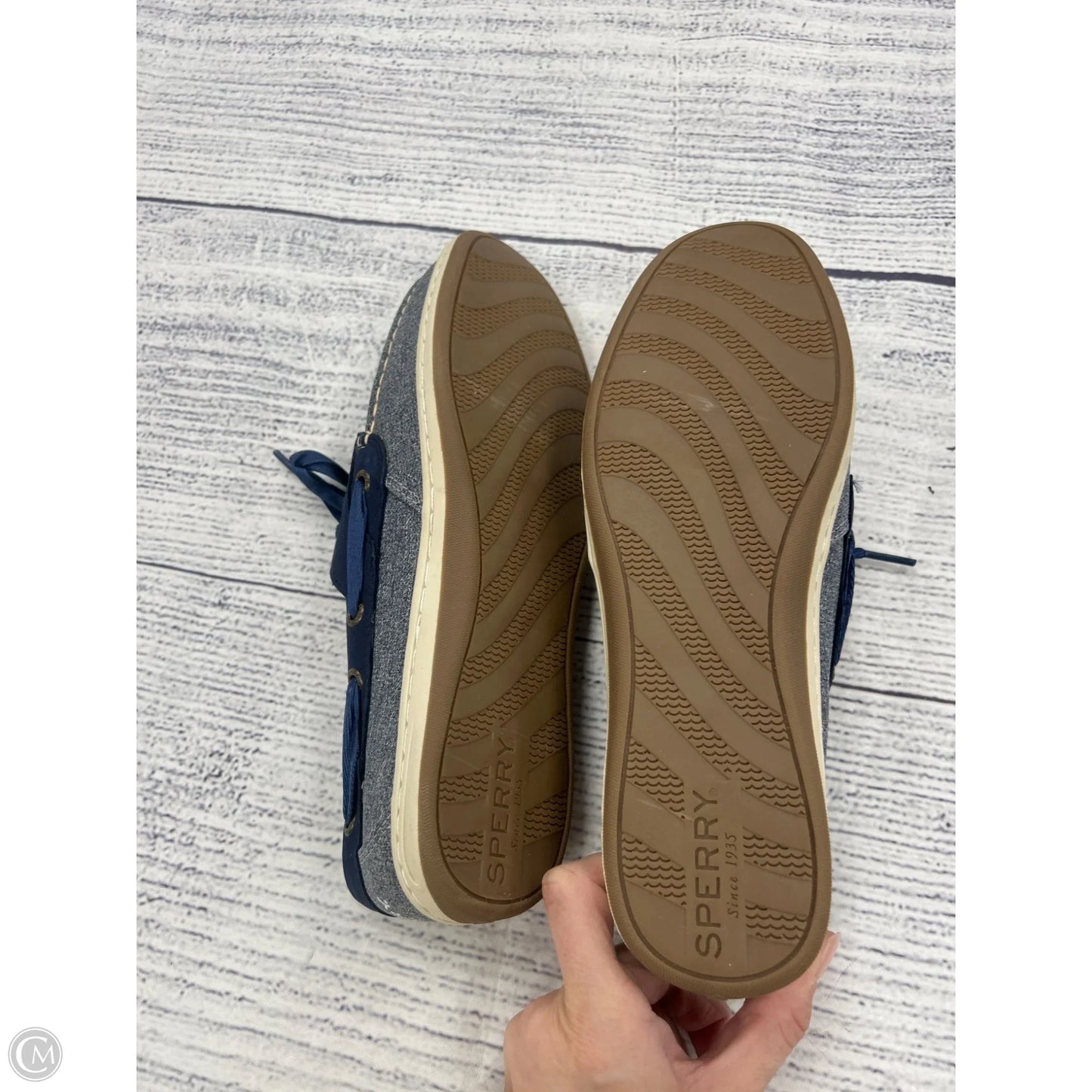 Shoes Flats By Sperry In Blue, Size: 8.5