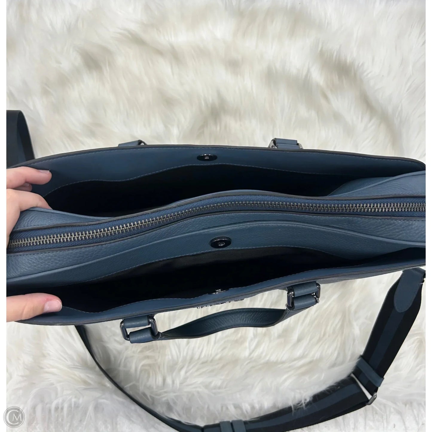 Laptop Bag Designer By Coach, Size: Large