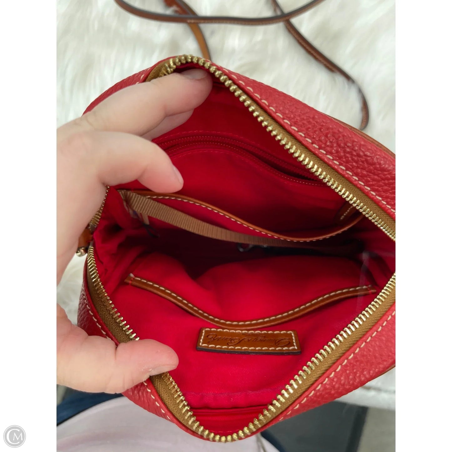 Crossbody Designer By Dooney And Bourke, Size: Medium