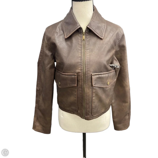 Jacket Other By Abercrombie And Fitch In Brown, Size: Xs