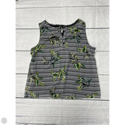 Tank Top By Christopher And Banks In Black & White, Size: Xl