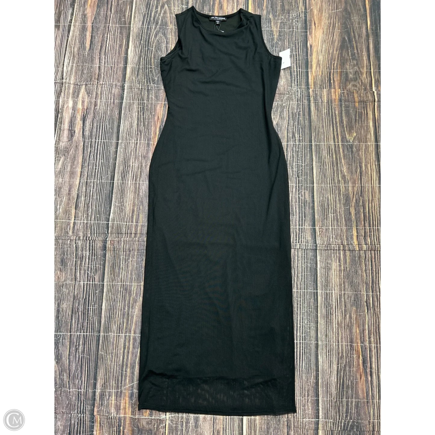 Dress Casual Maxi By See You Monday In Black, Size: M