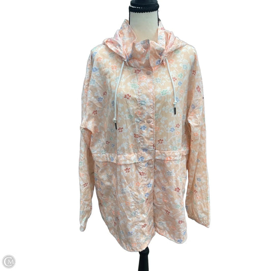 Jacket Windbreaker By Columbia In Orange, Size: Xl