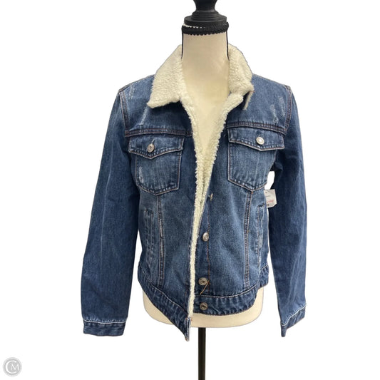 Jacket Denim By Kensie In Blue Denim, Size: M