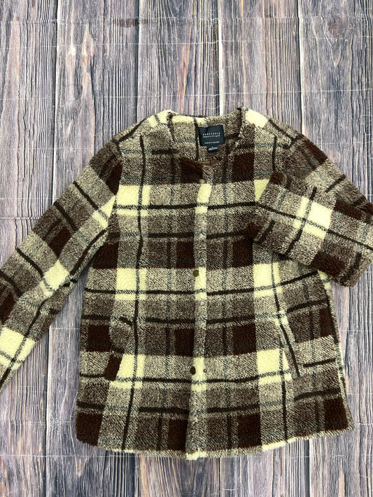 Jacket Faux Fur & Sherpa By Sanctuary In Brown, Size: L