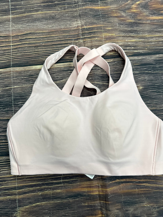 Athletic Bra By Lululemon In Pink, Size: L