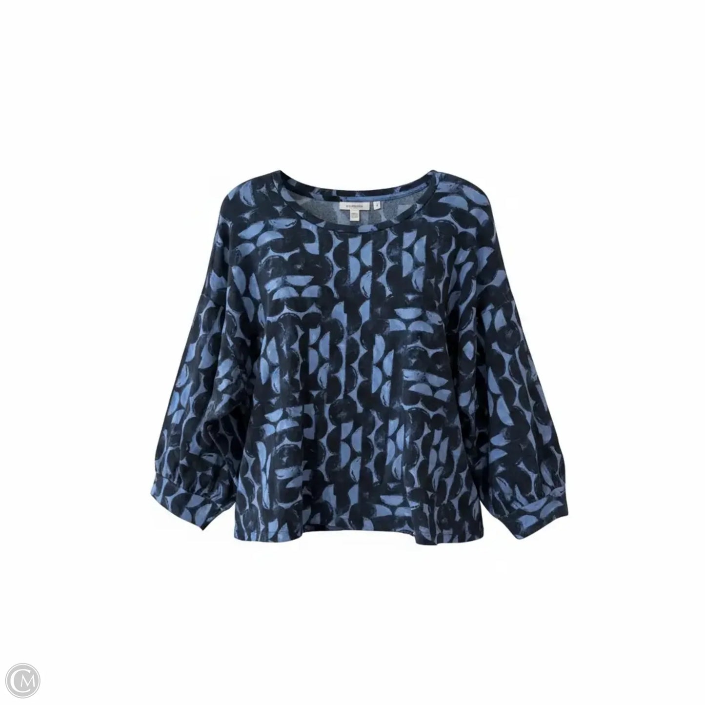 Top Long Sleeve By Chicos In Blue, Size: Xl