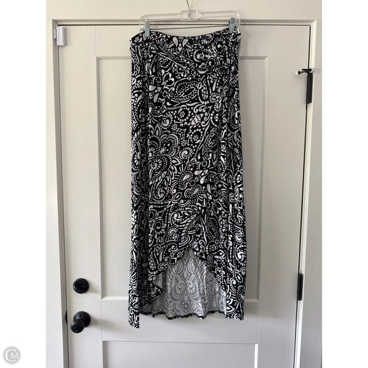 Skirt Maxi By Cynthia Rowley In Black, Size: Xl