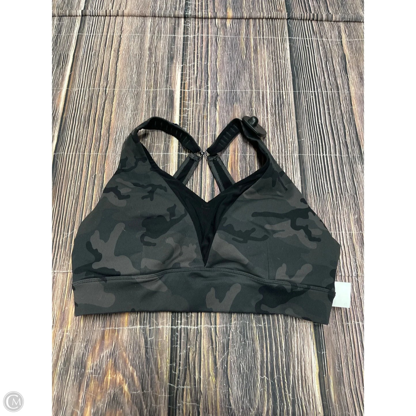 Athletic Bra By Zyia In Camouflage Print, Size: M