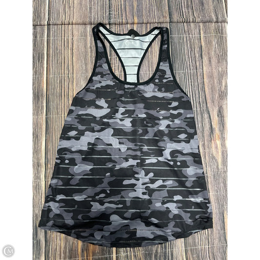 Athletic Tank Top By Zyia In Camouflage Print, Size: L