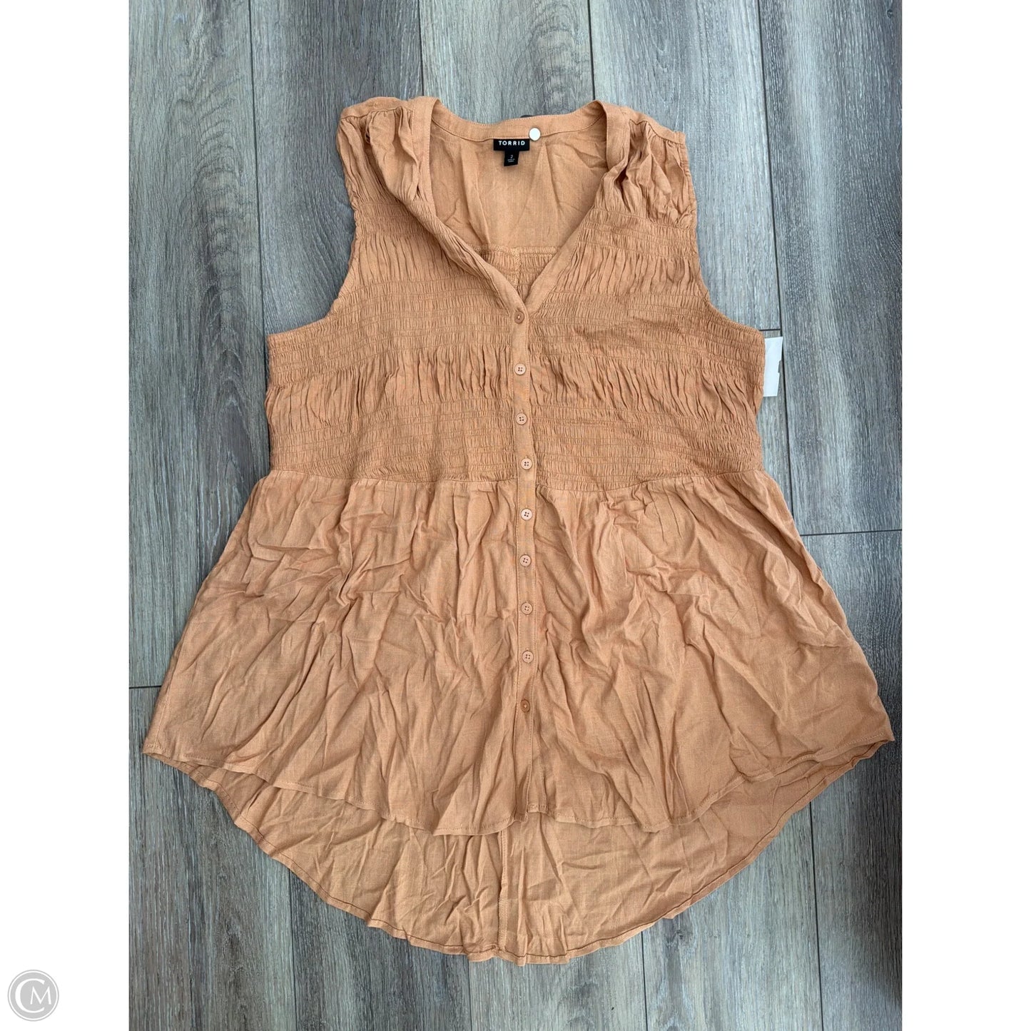 Tank Top By Torrid In Orange, Size: 2x